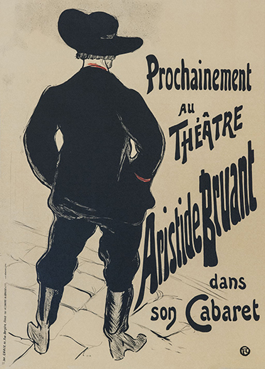 Aristide Bruant Dans Son Cabaret, Henri de Toulouse-Lautrec