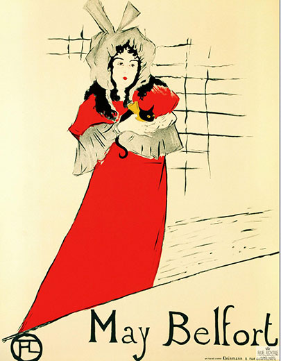 May Belfort, Henri de Toulouse-Lautrec