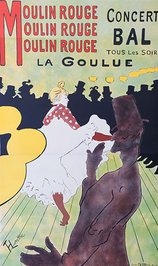 Moulin Rouge La Goulue, Henri de Toulouse-Lautrec