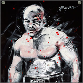 Iron Mike, Tyson, sports art, by Michael Bryan